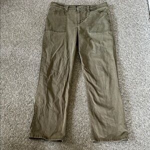 Gloria Vanderbilt Olive Colored Denim Jeans